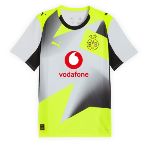Stroje piłkarskie Borussia Dortmund Koszulka Wyjazdowej 2025-26 Krótki Rękaw